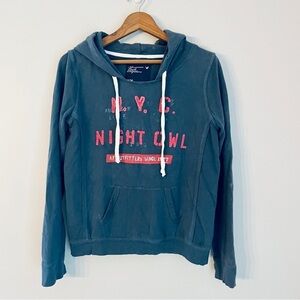 AEO American Eagle Outfitters NYC Night Owl Pullover Hoodie Medium